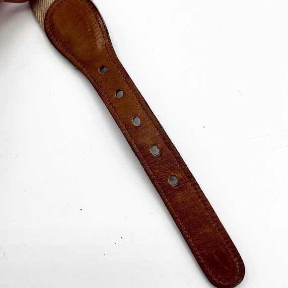 Vintage Dooney & Burke Wool Brass Buckle Belt 6920 Sz 34 main image 4